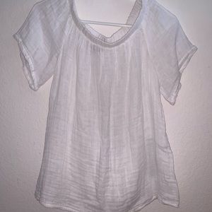 NWT! Micheal Stars off the shoulder white top